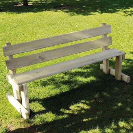 Banc enfants bois autoclave 150 cm