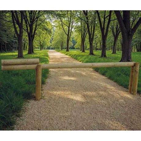 Barrière levante bois 4 m (Passage 3 m)