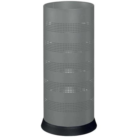 Porte-parapluie 28L tôle perforée - Gris RAL 9022