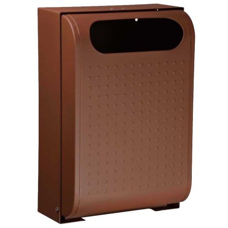 Corbeille murale Urbanet 30L - Effet corten