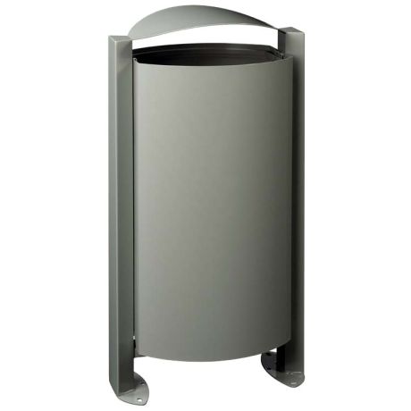 Poubelle 100 Litres - Gris ciment RAL 7033