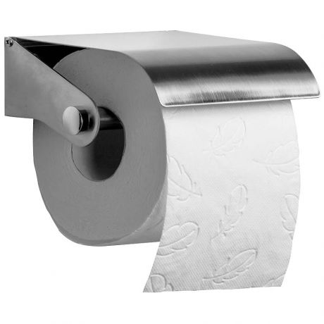 Porte Papier Hygiénique avec Couvercle, en Aluminium