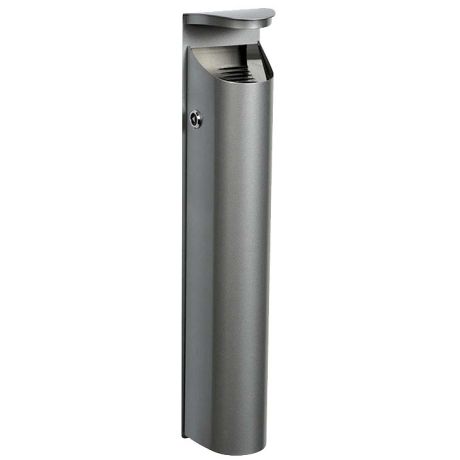 Cendrier mural design 2,5 litres - Gris métal
