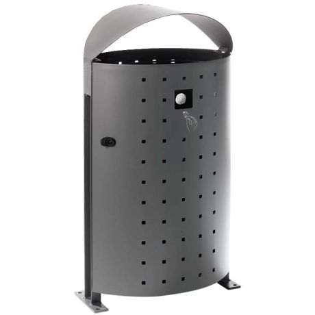 Corbeille acier Villeneuve 100L