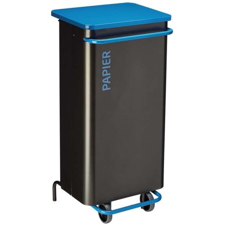 Poubelle tri-sélectif mobile 110L