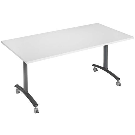 Table abattante sur roulettes 160 X 80 cm