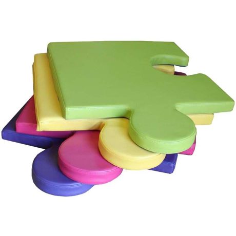 Tapis Mousse Puzzle Carré pour Crèches et Ecoles
