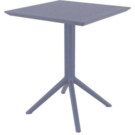 Table bistrot carrée - Gris foncé