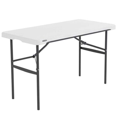 Table en Plastique Robuste, Table Pliante Transportable, 122 x 61