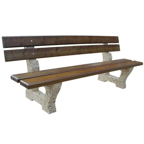 Banc béton et bois Sarlat