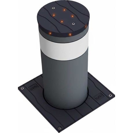 Borne escamotable électromécanique lumineuse