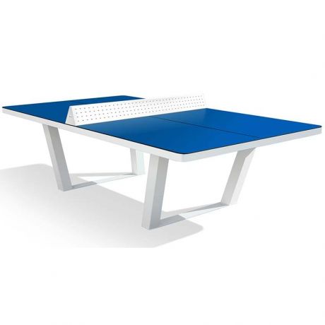 TABLE PING PONG EXTERIEUR BETON BLEUE - Partenaire Collectivité
