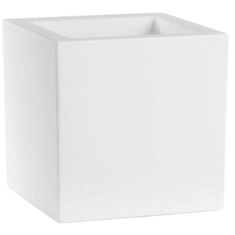 Jardinière rotomoulée carrée - Blanc