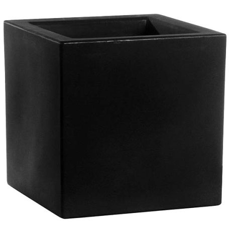 Jardinière rotomoulée carrée - Noir
