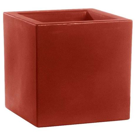 Jardinière rotomoulée carrée - Rouge