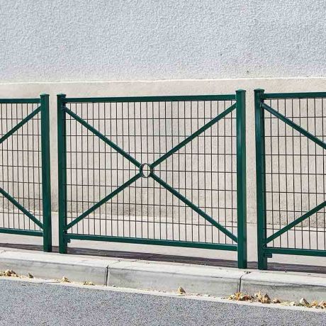 Barrière de ville Valence grillagée 