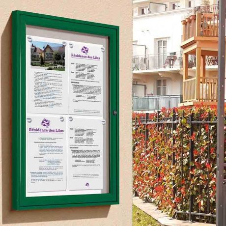 Vitrine extérieure Tradition couleur