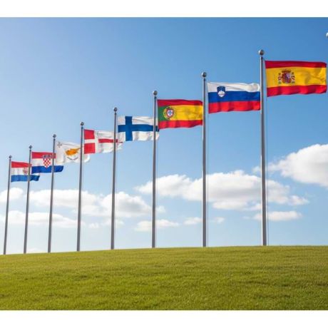 Pavillon pays Union Européenne - Groupe B