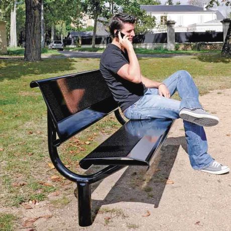 Banc public acier Montrouge Banc public acier Montrouge