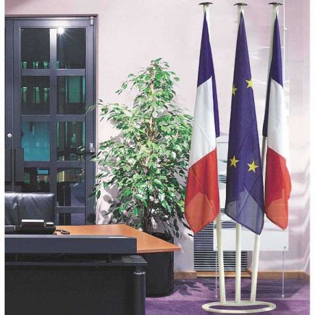 Mat intérieur pour 2-3-4 drapeaux, Usage diplomatique et cérémoniel