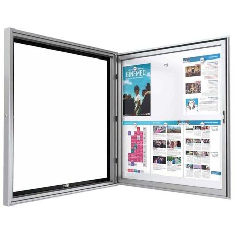Vitrine intérieure ou extérieure à porte battante