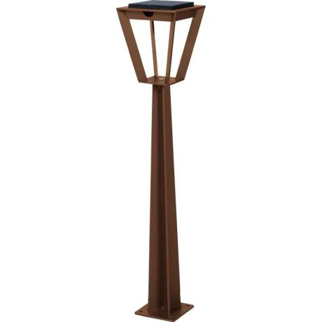 Borne solaire rechargeable - Corten