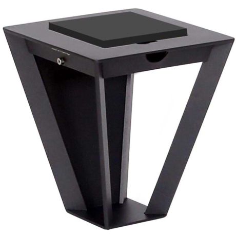 Applique murale Led solaire et rechargeable - Gris