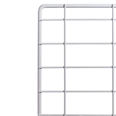Grille d'exposition gris alu