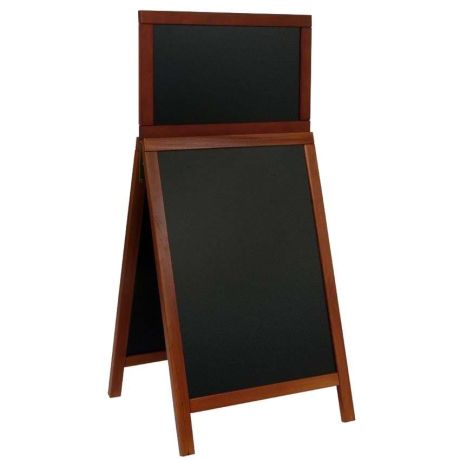 Chevalet de trottoir Deluxe avec ardoise supérieure Chevalet de trottoir Deluxe avec ardoise supérieure