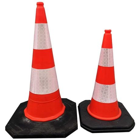 Cône de signalisation classe 2 - 75 & 100 cm Cône de signalisation classe 2 - 75 & 100 cm