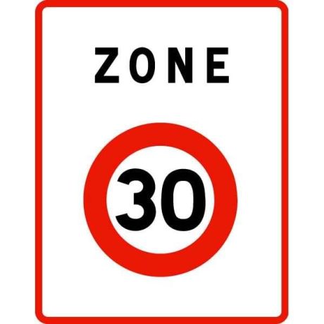 Panneau Zone 30 B30