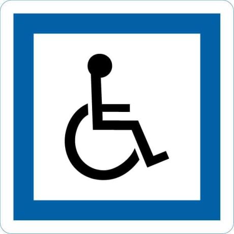 Panneau Parking personnes handicapées CE14