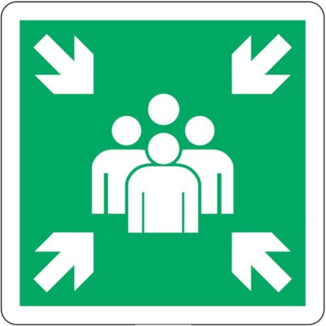 Panneau Point de rassemblement Panneau Point de rassemblement