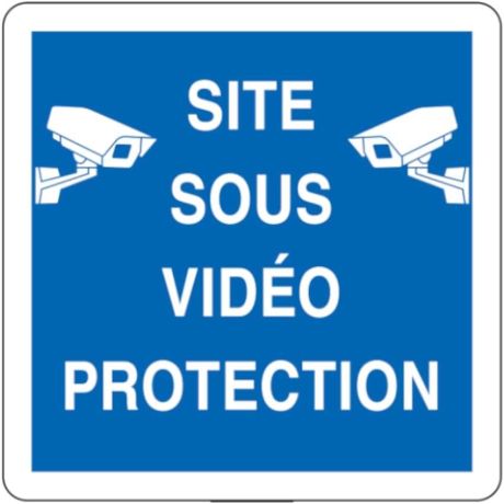 Panneau Site sous vidéosurveillance