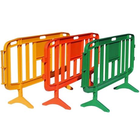 Barrière mobile plastique
