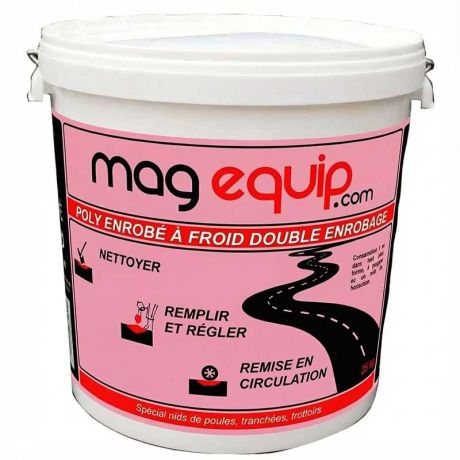 Enrobé à froid noir - Seau de 25 Kg