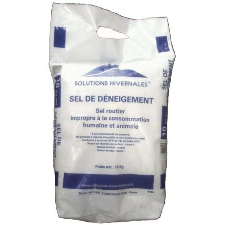 Sel de déneigement - Sac de 10 kg