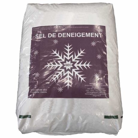 Sacs de sel de déneigement - 20kg - lot de 2, vente au meilleur prix