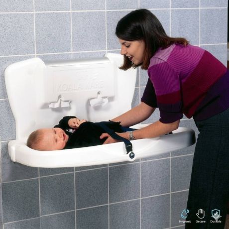 Table à langer murale collectivité - Horizontale