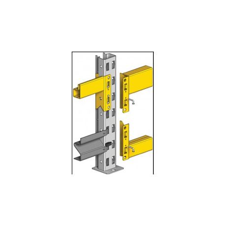 Assemblage lisse sur échelle rack semi-lourd