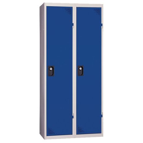 Vestiaire 2 cases - Industrie salissante (portes bleues)