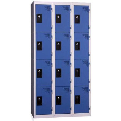 Vestiaire multicases - 4 cases/colonne - 3 colonnes
