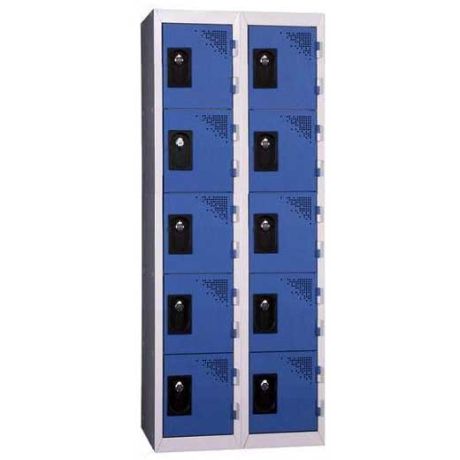 Vestiaire multicases - 5 cases/colonne - 2 colonnes