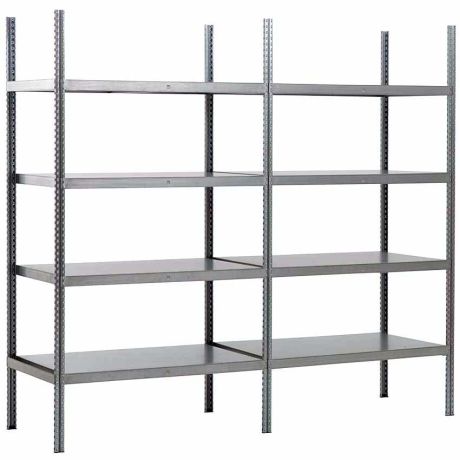 Rayonnage économique plateaux tôlés - Départ + Suivant