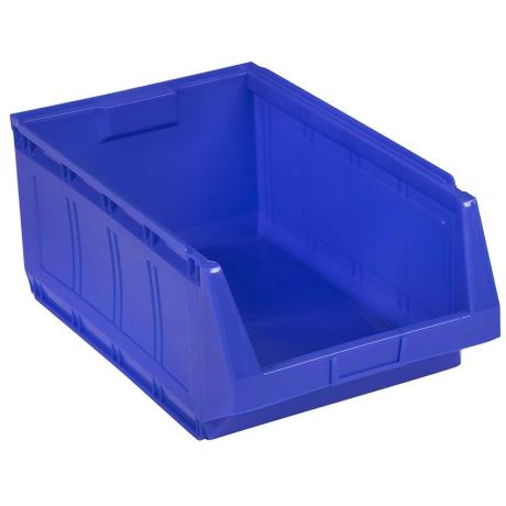 Grand bac en plastique 210 litres 80x60x69 cm sur pieds NOIR