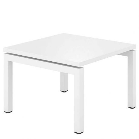 Table basse carré blanche