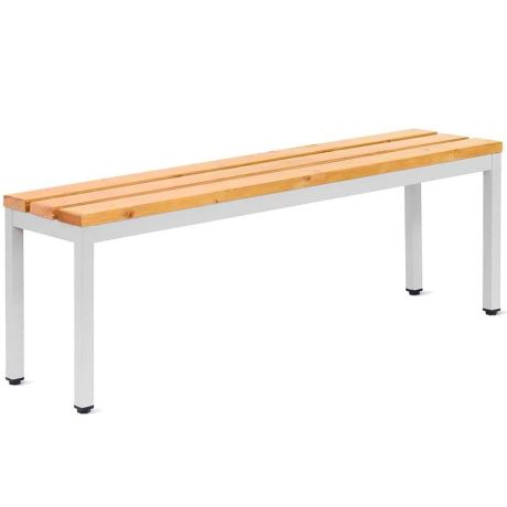 Banc vestiaire lattes bois - 120 cm