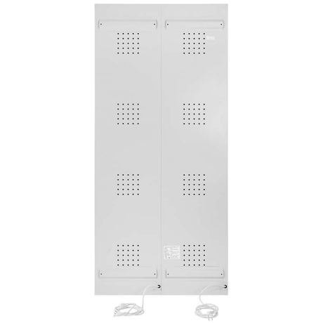 Armoire multi-cases alimentée (Vue de dos)