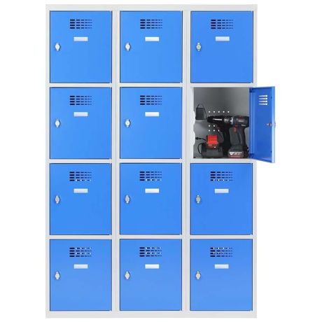 Armoire casiers alimentés - 3 X 4 cases