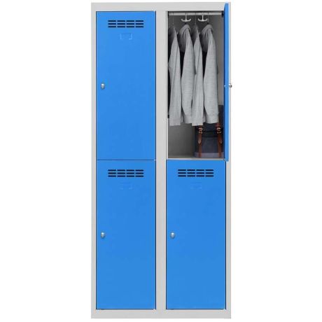 Vestiaire multi-cases 400 mm - 2 colonnes